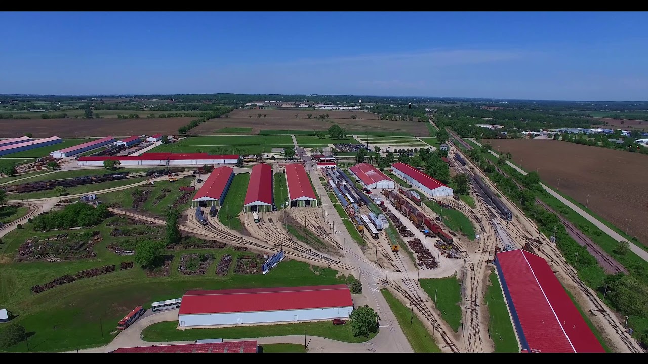 Illinois Railway Museum Aerial View