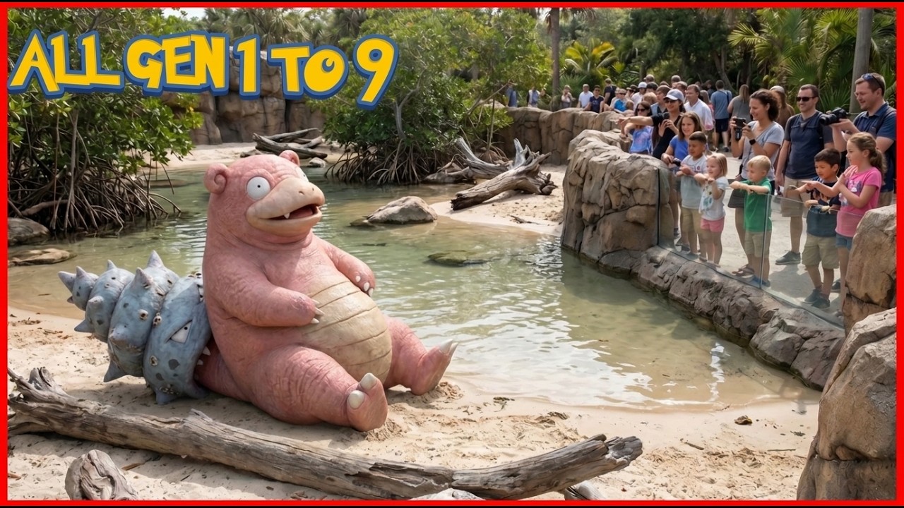 Water Pok&eacute;mon Zoo All Water Type pokemons there ! Real Life Style