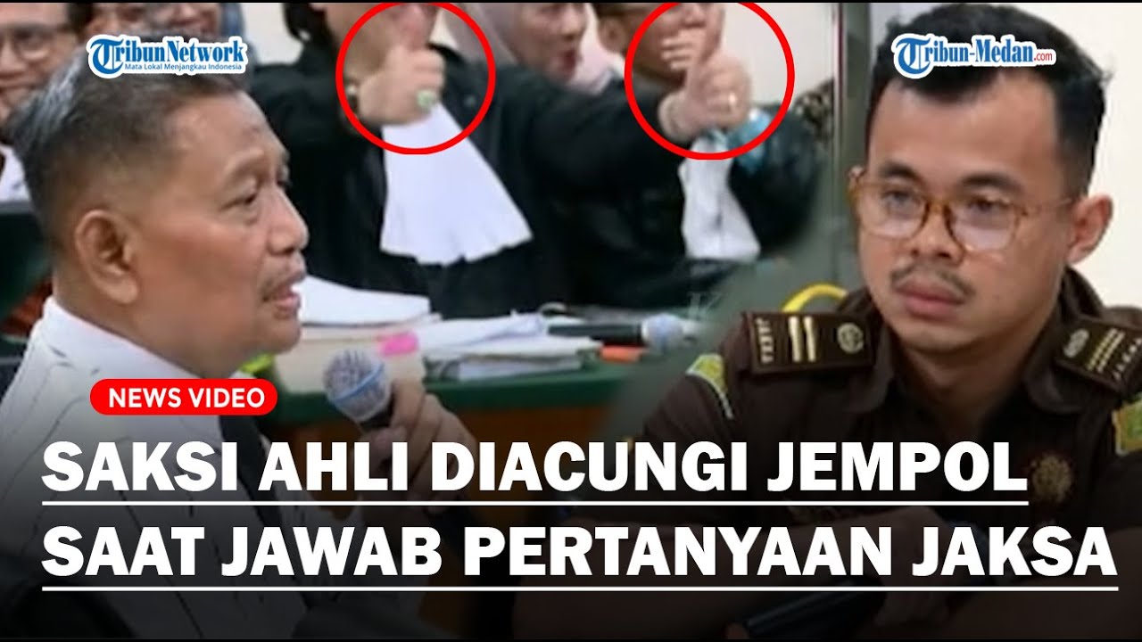 SKAKMAT! Saksi Ahli Diacungi Jempol, Singgung Soal Neraka Saat Jawab Pertanyaan Jaksa