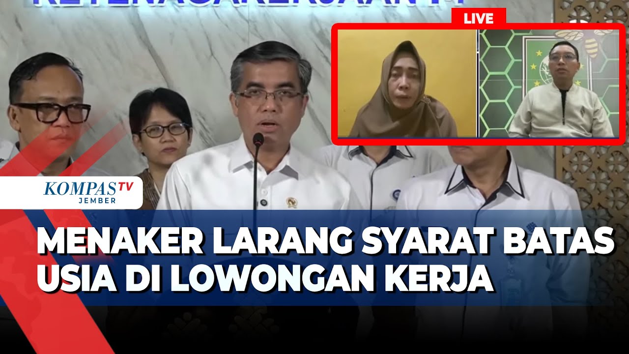 Menaker Larang Batas Usia di Lowongan Kerja! Ini Dampaknya bagi Pencari Kerja