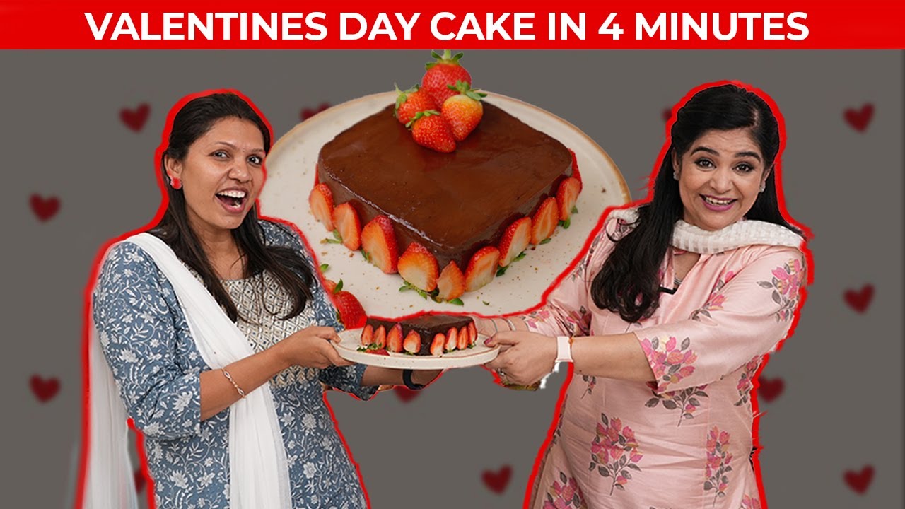 Eggless Chocolate Cake in 4 Minutes | @masterchefpankajbhadouria | Valentine Day Cake|Kabitaskitchen