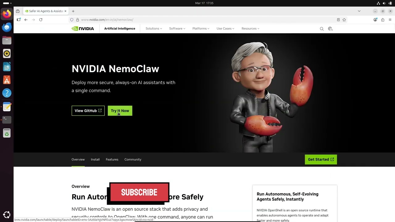 Как установить NemoClaw на Linux Ubuntu
