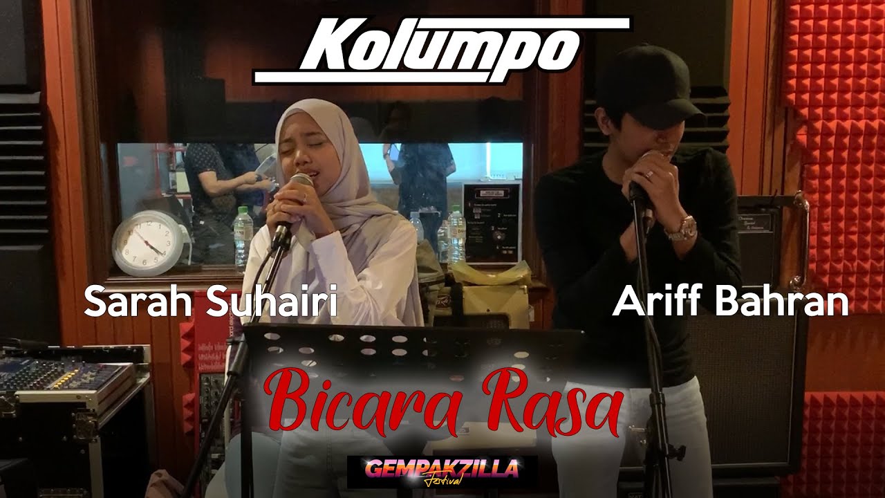 First time Bicara Rasa - Sarah Suhairi & Ariff Bahran live dengan Kolumpo Band
