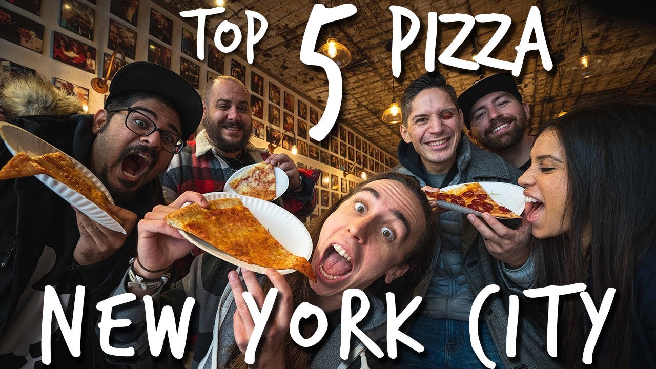 TOP 5 PIZZA PLACES IN NYC (collab with 5 other YouTubers)