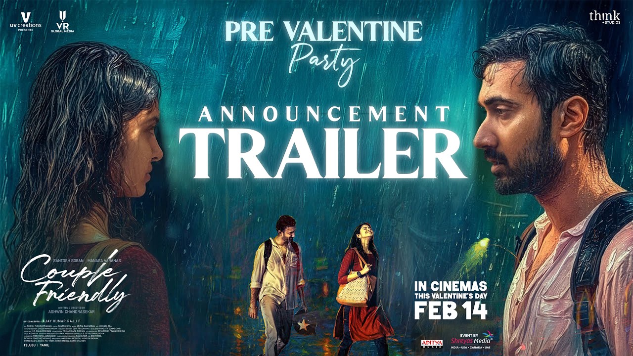 Couple Friendly Pre Valentine Party Announcement | Santosh Soban | Manasa Varanasi | Shreyas Media