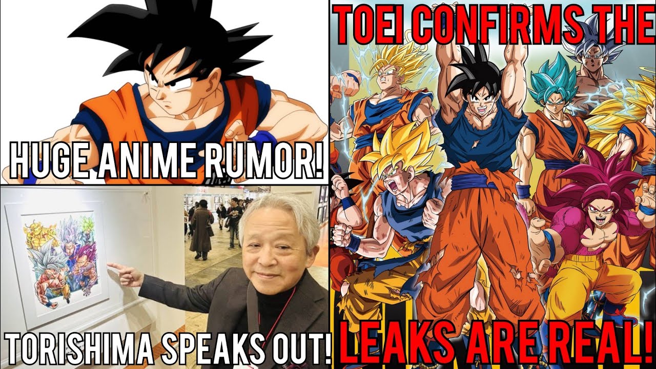 TOEI CONFIRMS DRAGON BALL SUPER LEAKS ARE REAL?! BIG ANIME RUMOR!! Torishima SPEAKS OUT!! | NEWS