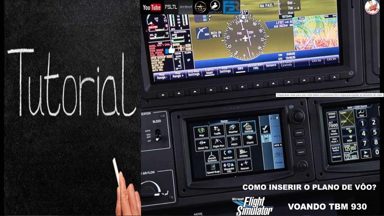 Tutorial Inserindo Plano de Voo no TBM930