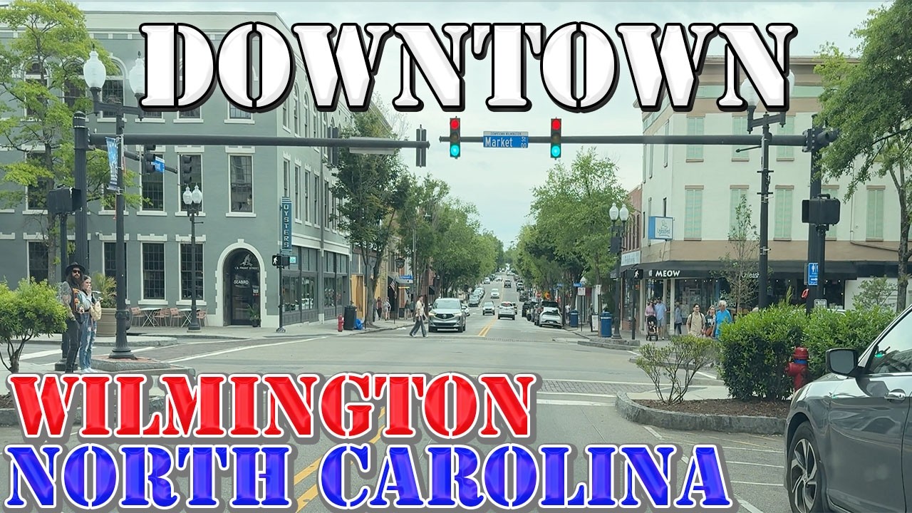 Wilmington - North Carolina - 4K Downtown Drive