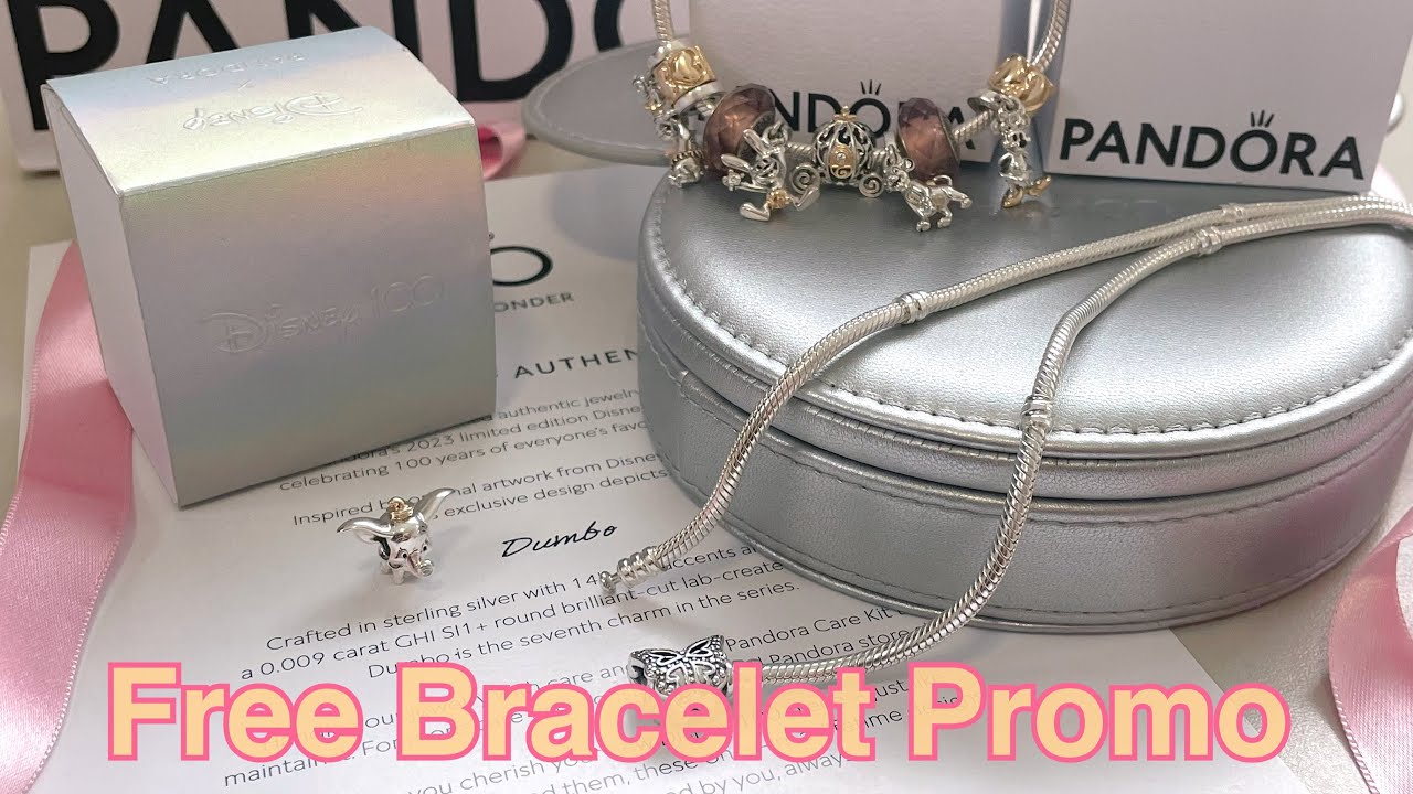 PANDORA 2023 Free Bracelet Promo & DISNEY 100 Dumbo charm
