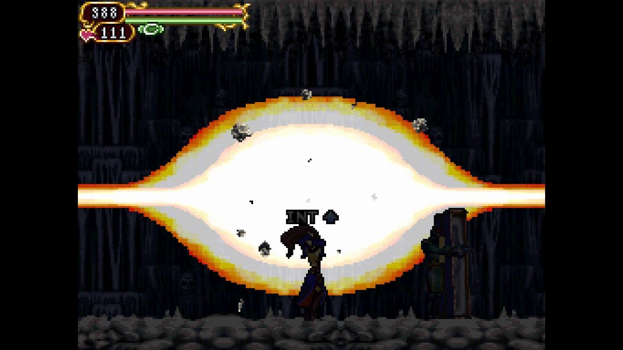 Castlevania - Order of Ecclesia (Hard/Level 1/NO DAMAGE) Part 27 {Extra} - Large Cavern