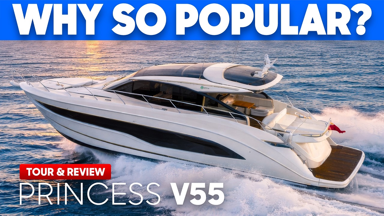 Inside the 100th Princess V55: Why This Sets the Standard?! | YachtBuyer POV Tour & Review