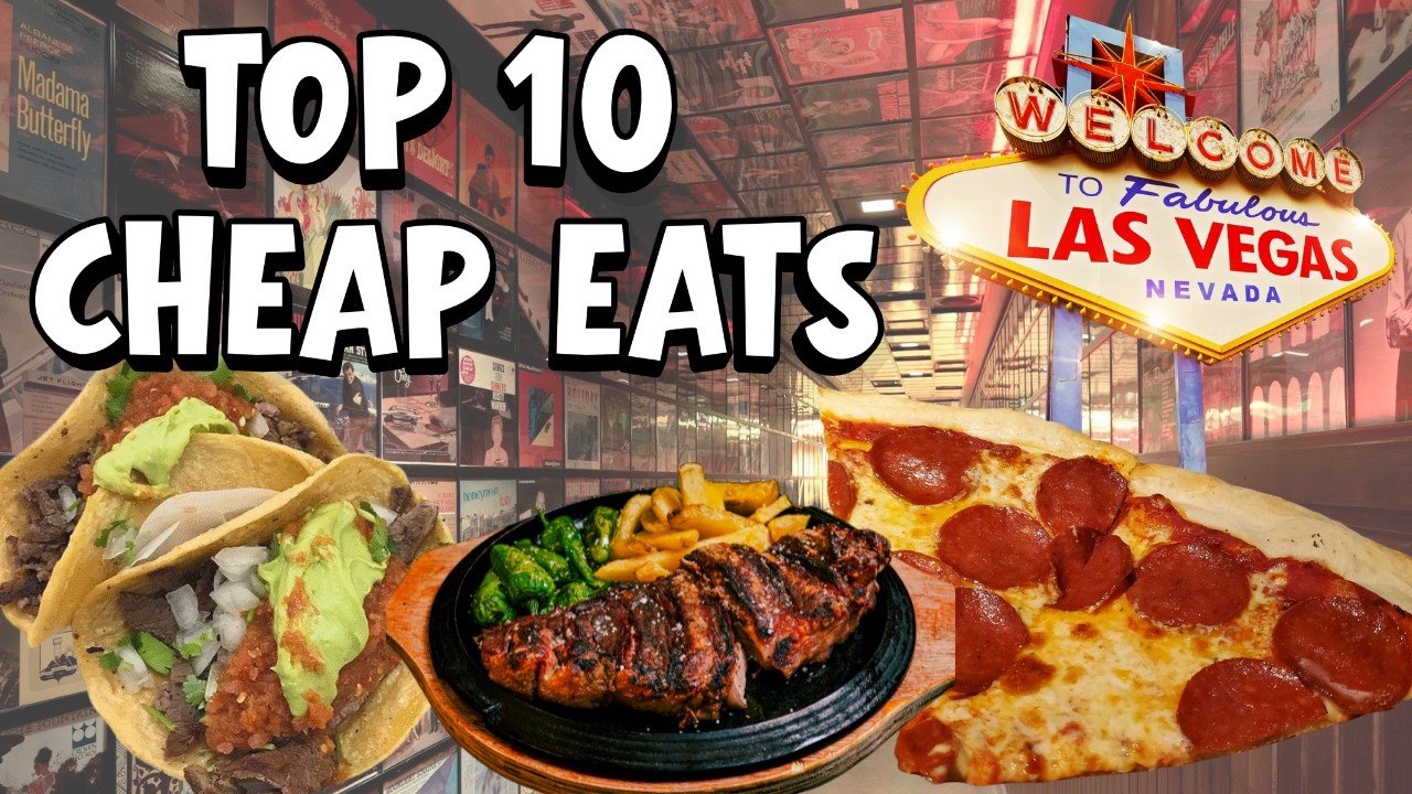 The BEST Las Vegas Strip CHEAP EATS Under $15!  (2026)