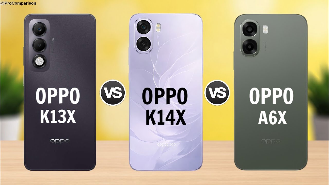 OPPO K13X 5G vs OPPO K14X 5G vs OPPO A6X 5G || Full Comparison 