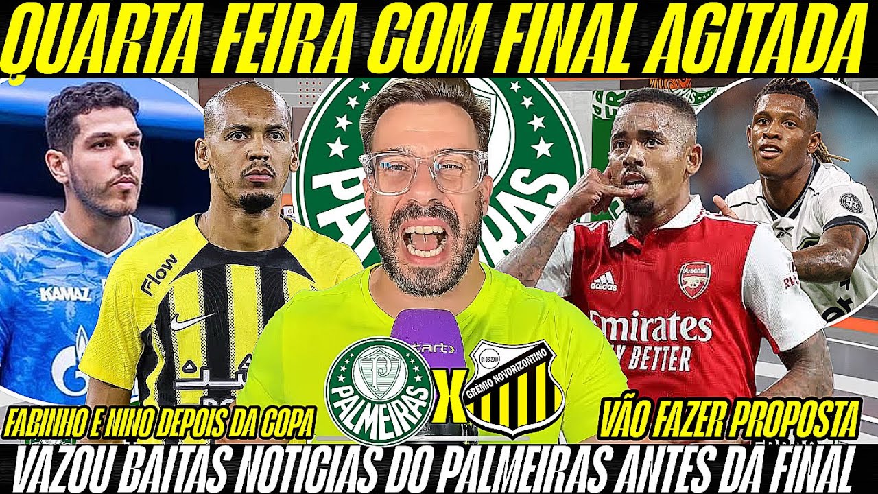 NINGUÉM ESPERAVA! VAZOU NOTÍCIAS NESSA MADRUGADA QUE PEGOU TODOS DE SURPRESA! NOTÍCIAS DO PALMEIRAS