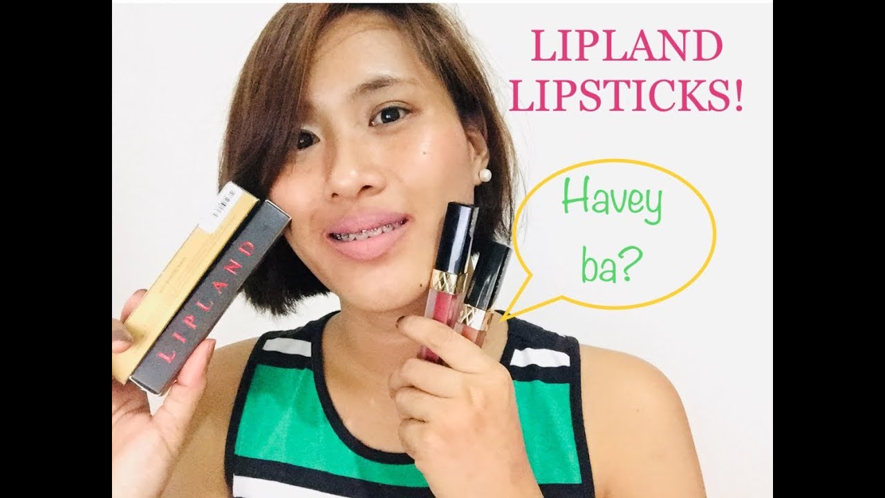 LIPLAND LIPSTICKS REVIEW
