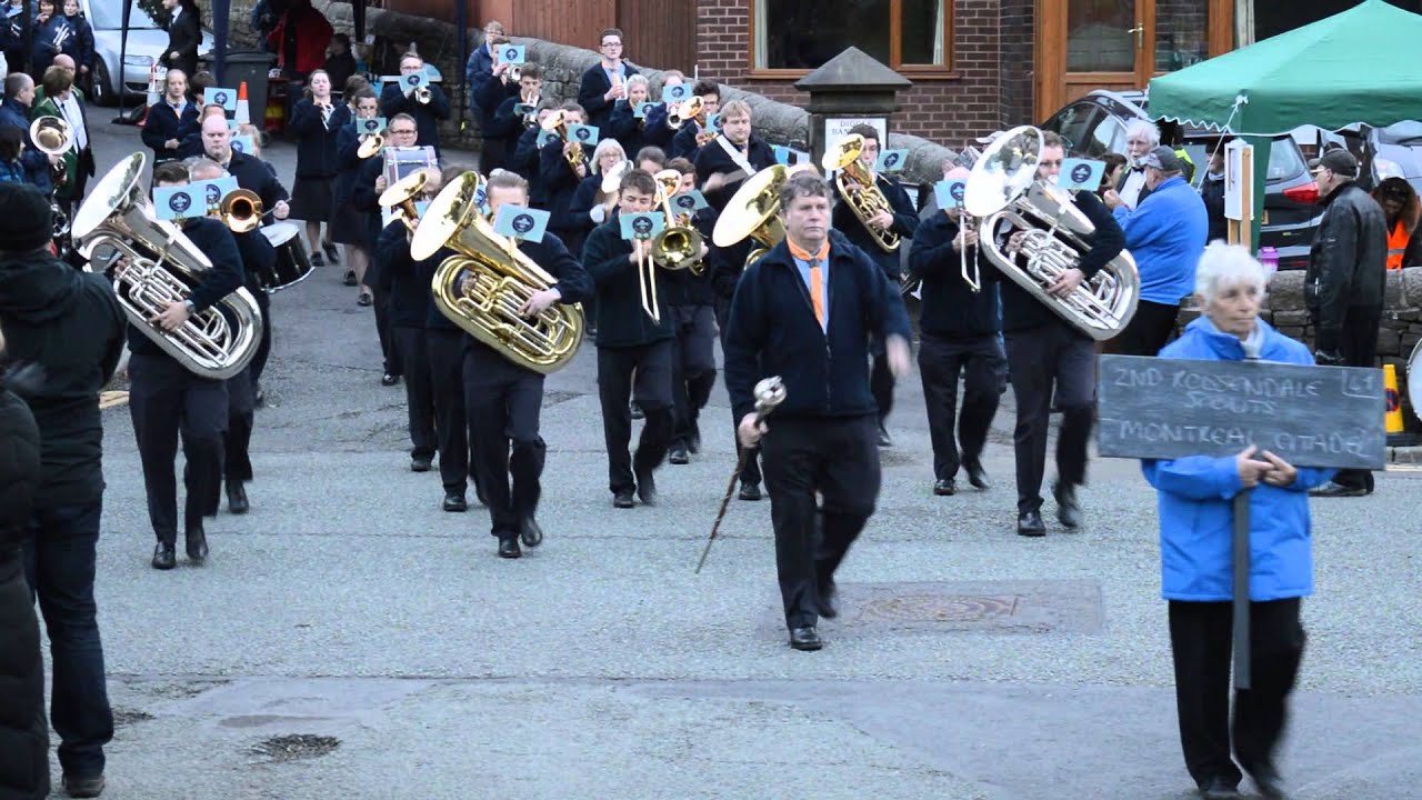 2nd Rossendale Scout Group Band Whit Friday 2015 Diggle