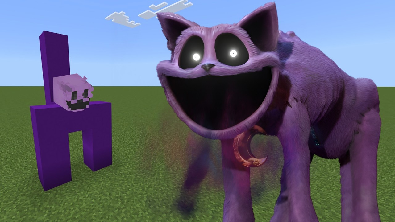 CATNAP Poppy Playtime Addon in Minecraft PE Bedrock