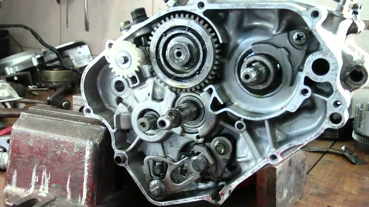 Yamaha DT TDR TZR KTM LC2 Sachs ZX 125 Rozbieranie silnika / engine disassembly