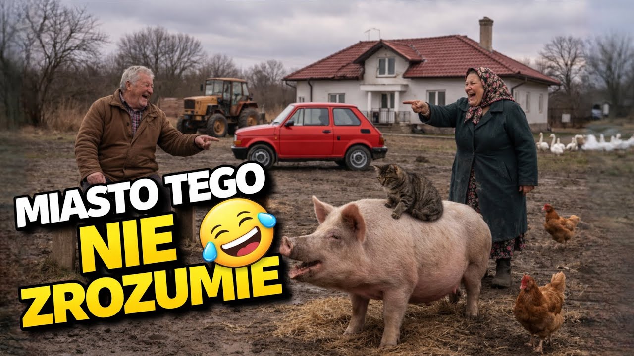 Humor na wsi 😂 Dziadek i babcia znowu rozbawiają! Śmieszne życie na polskiej wsi