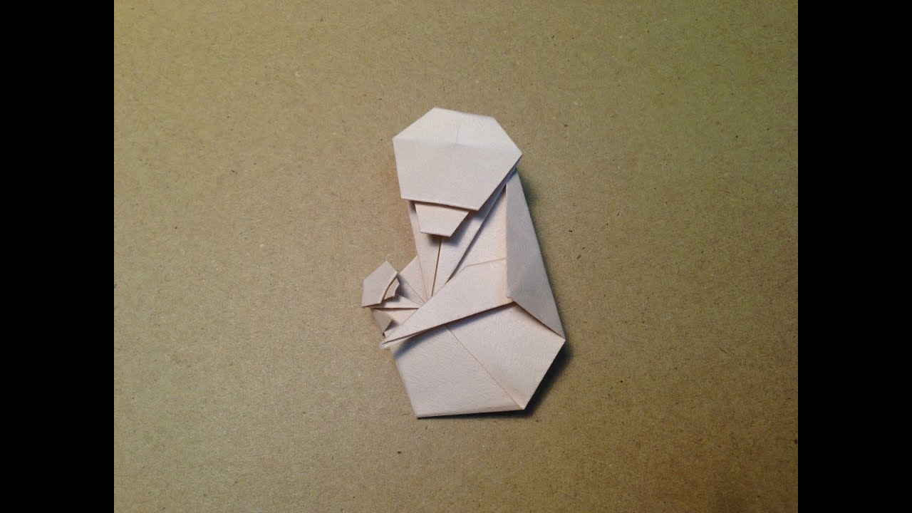 How to make an Origami Parent and Child Monkey