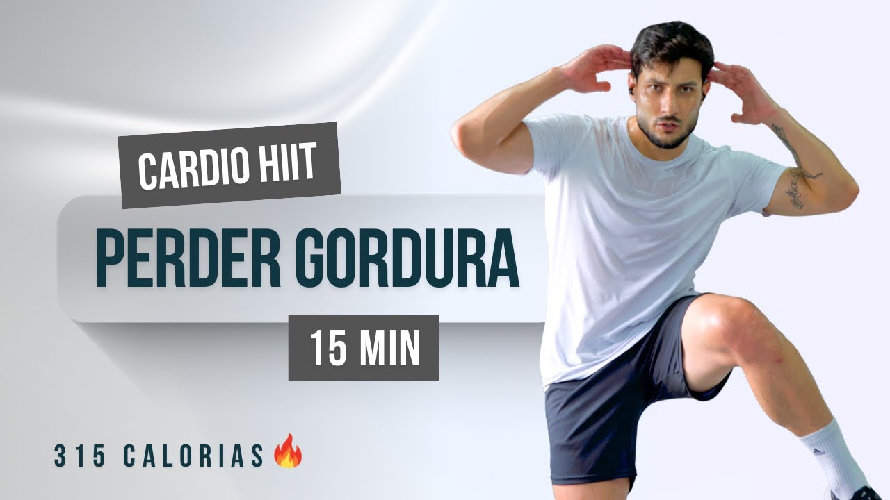 15 min HIIT para perder gordura em casa — sem equipamentos 🔥