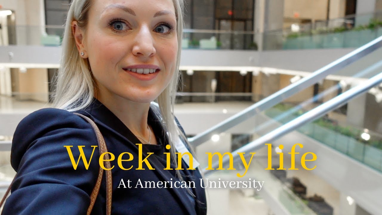Week in my life at American University | Classes and internship | Washington Semester Program