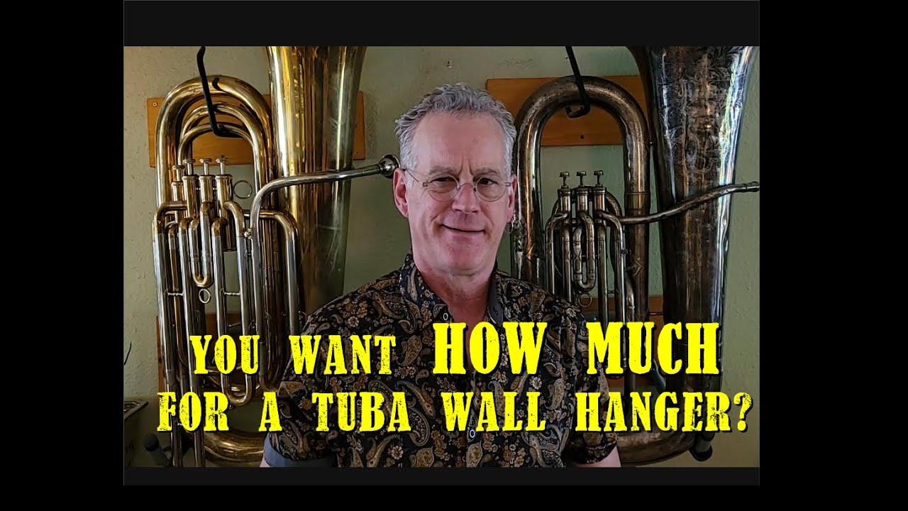 DIY Tuba Storage Wall Hangers