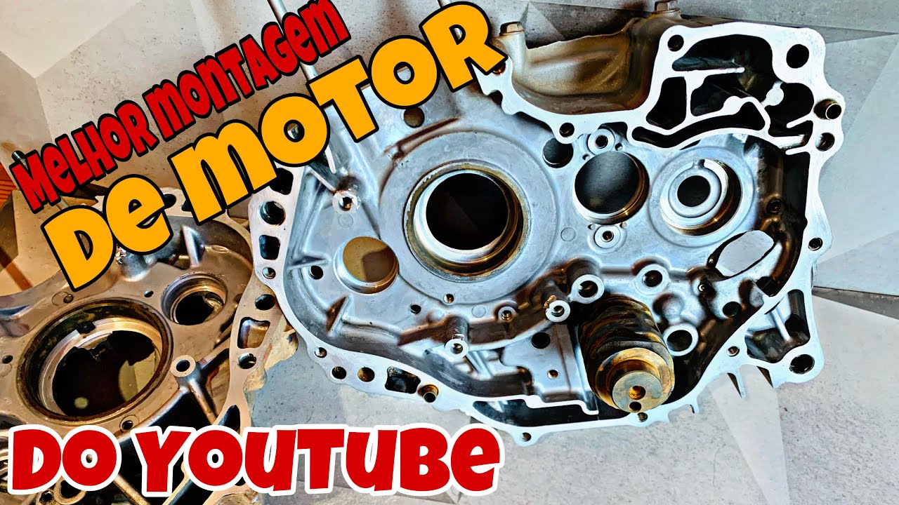 COMO MONTAR PARTE DE BAIXO DO MOTOR FAN 125 2009, COMO VOCE NUNCA VIU NO YOUTUBE.