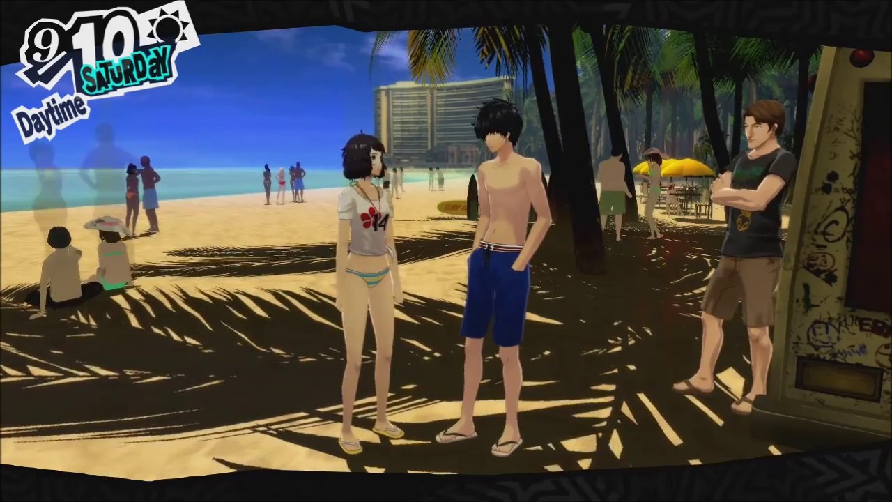 Persona 5 - Kawakami Hawaii Date