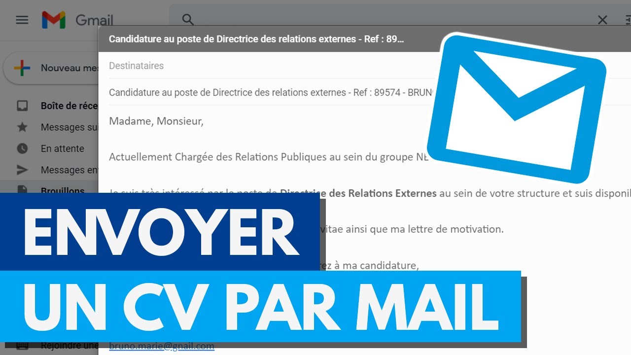 Envoyer un CV par Mail en 2026 – Facile et Rapide | Gmail