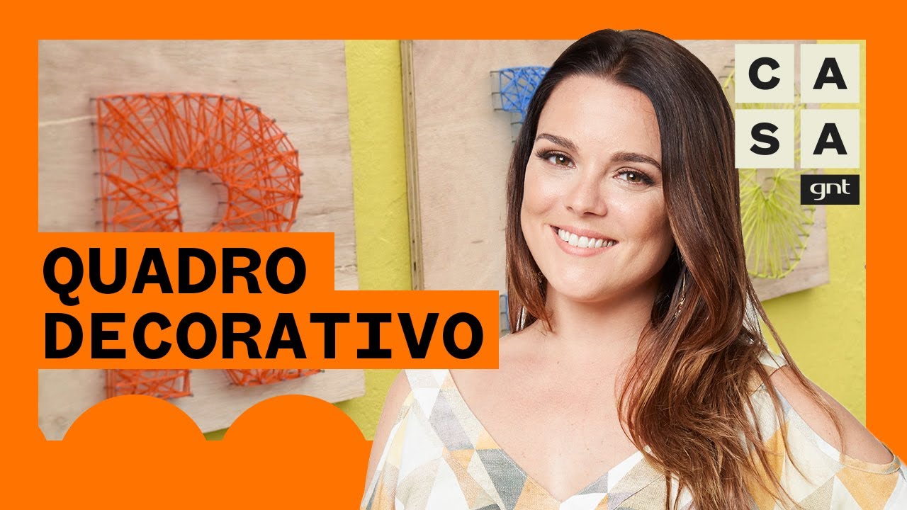 Aprenda a fazer um quadro decorativo com prego e linha | Fa&ccedil;a Voc&ecirc; Mesmo | Thalita Carvalho