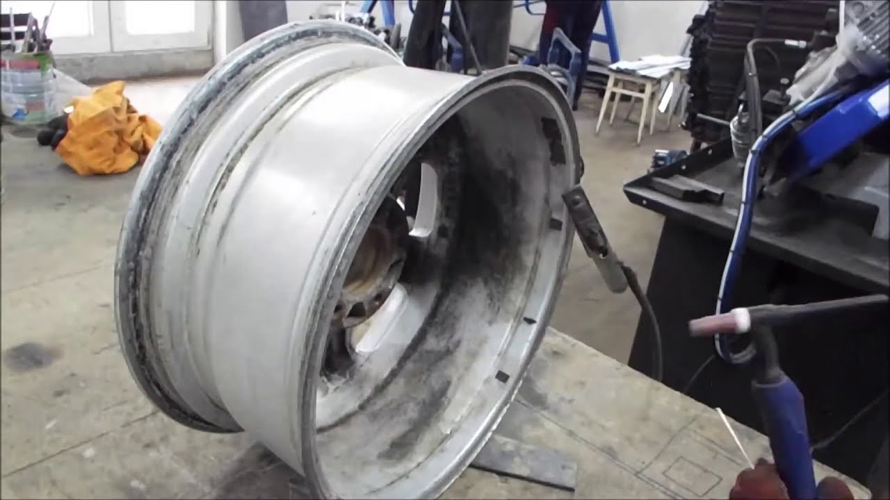 BMW aluminium wheel welding