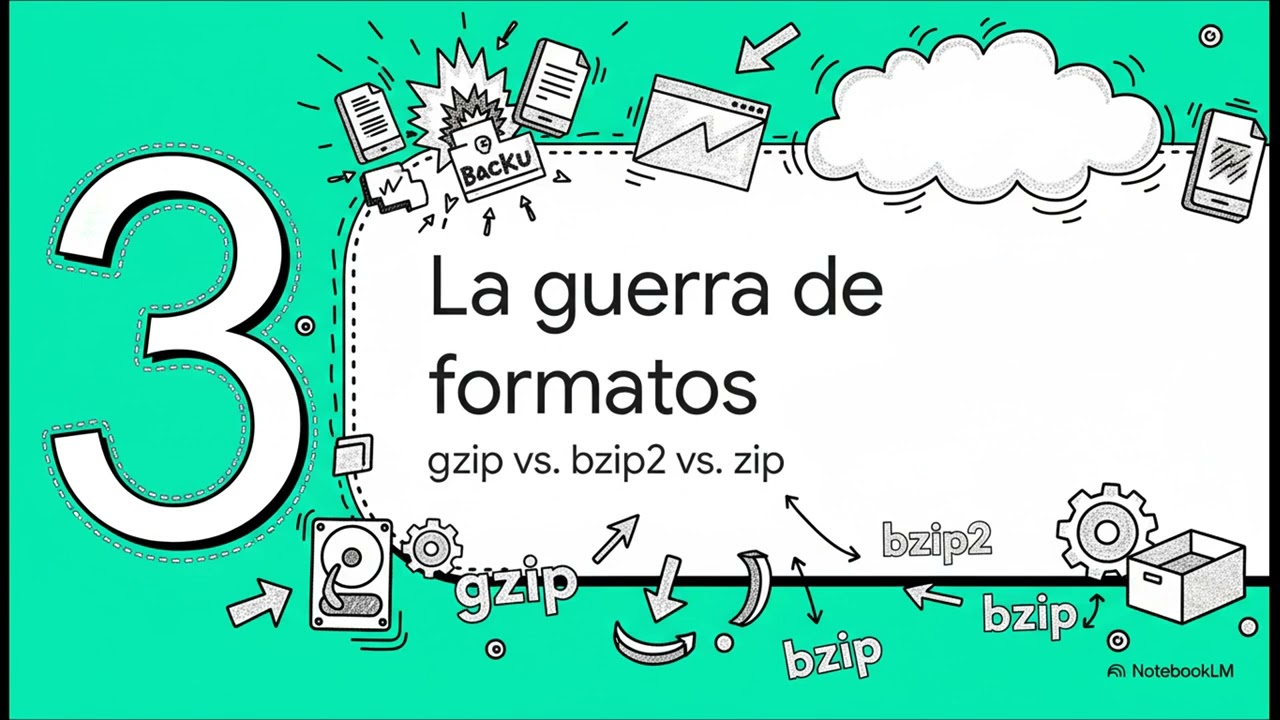 Compresión en LINUX: TAR, GZIP, BZIP2 y ZIP