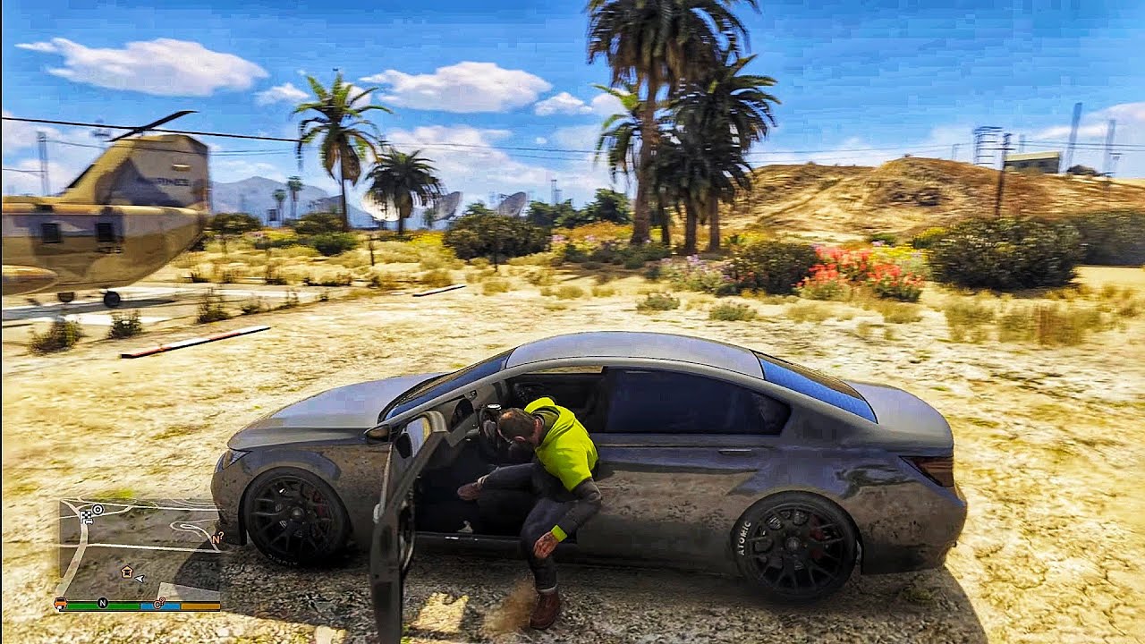 Grand Theft Auto V PS5 Free-roam Gameplay 