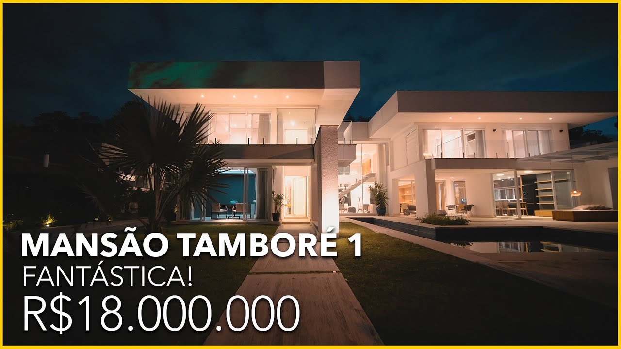 MANSÃO TAMBORÉ 1, FANTASTICA DE DIA E A NOITE!