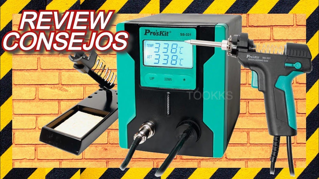 ✅DESOLDADOR DE ESTAÑO CON BOMBA DE VACIO // PROKIT'S 331