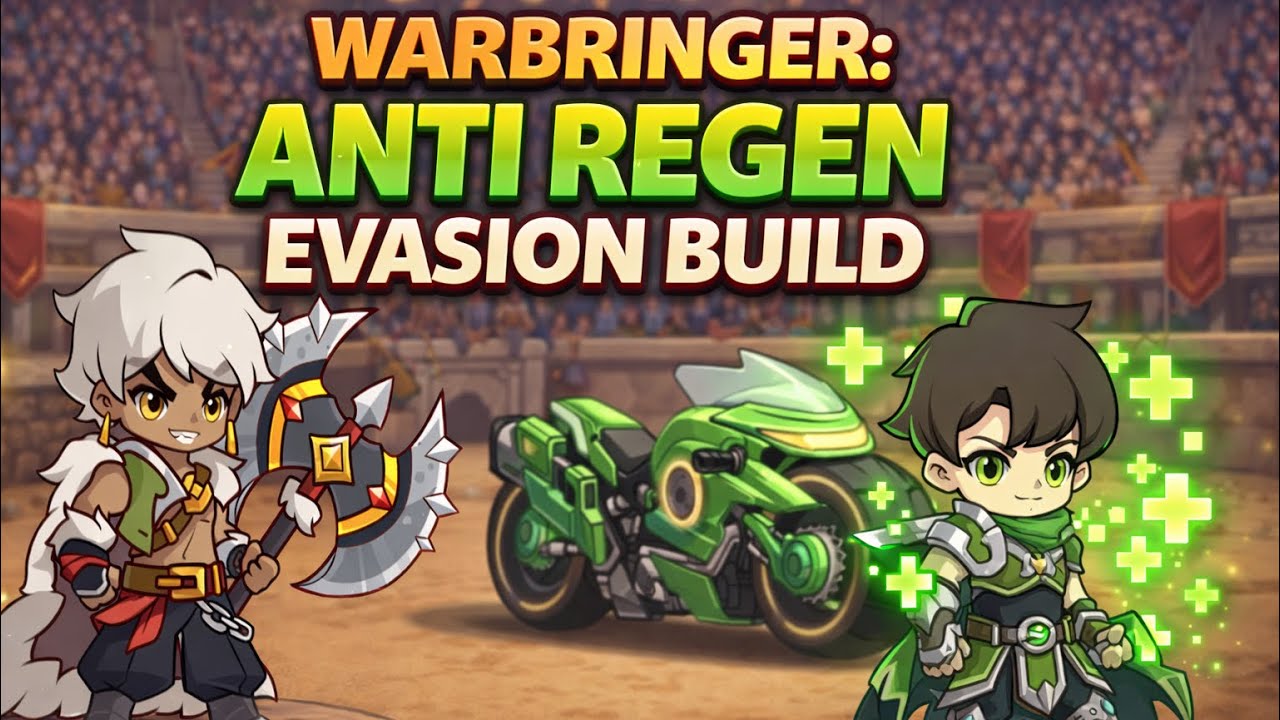 My Warbringer Anti Regen Evasion Build in Legend of Mushroom