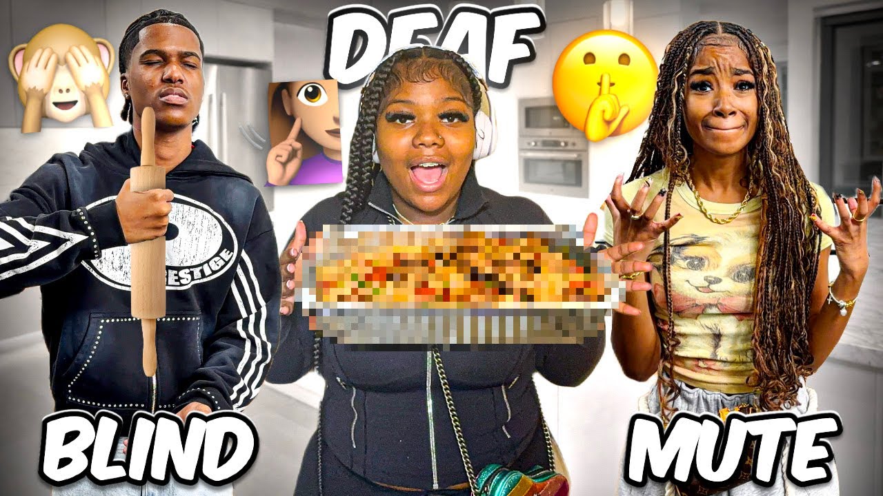 DEAF , MUTE , BLIND WITH @romantoolit @Itsprettyzaza *things got spicy 👀☕️*