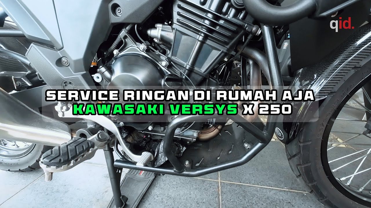 Ganti Oli dan FIlter Oli | Kawasaki Versys 250 #touring #service #versys