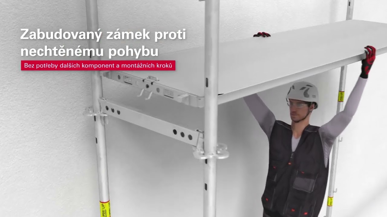 PERI UP Easy - Lehké fasádní lešení pro rychlé a bezpečné pracovní postupy