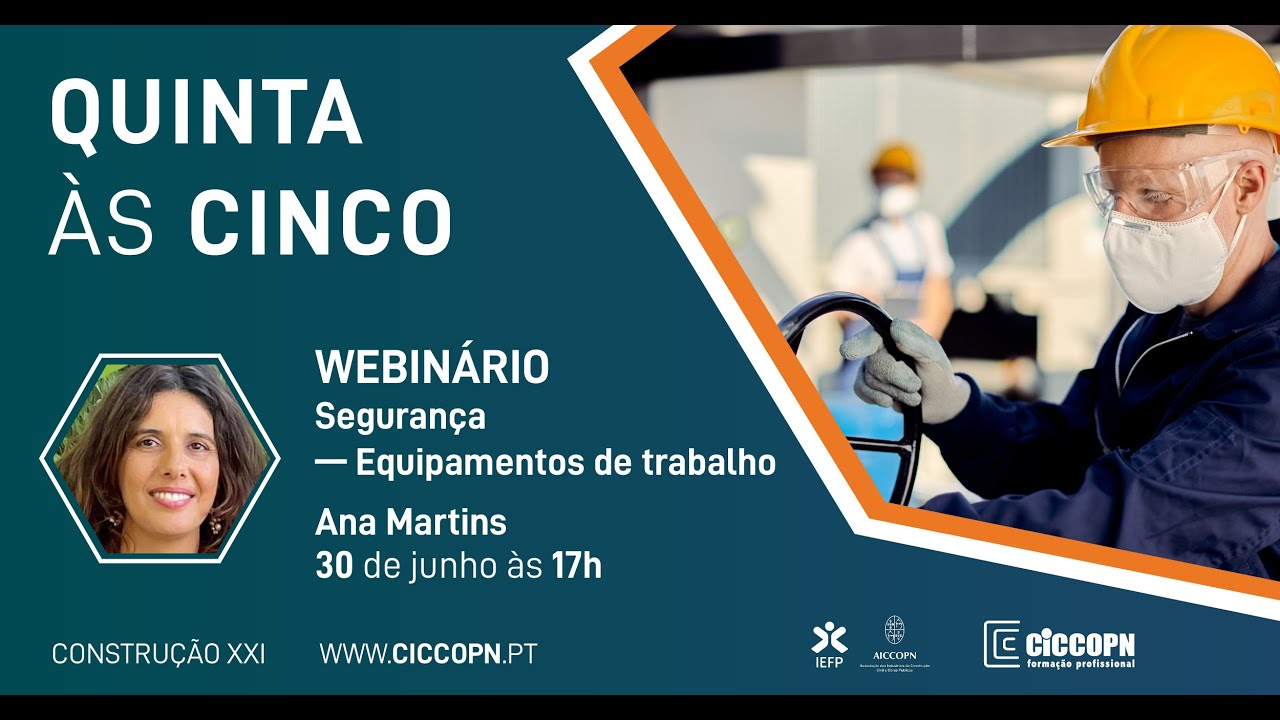 Segurança – equipamentos de trabalho