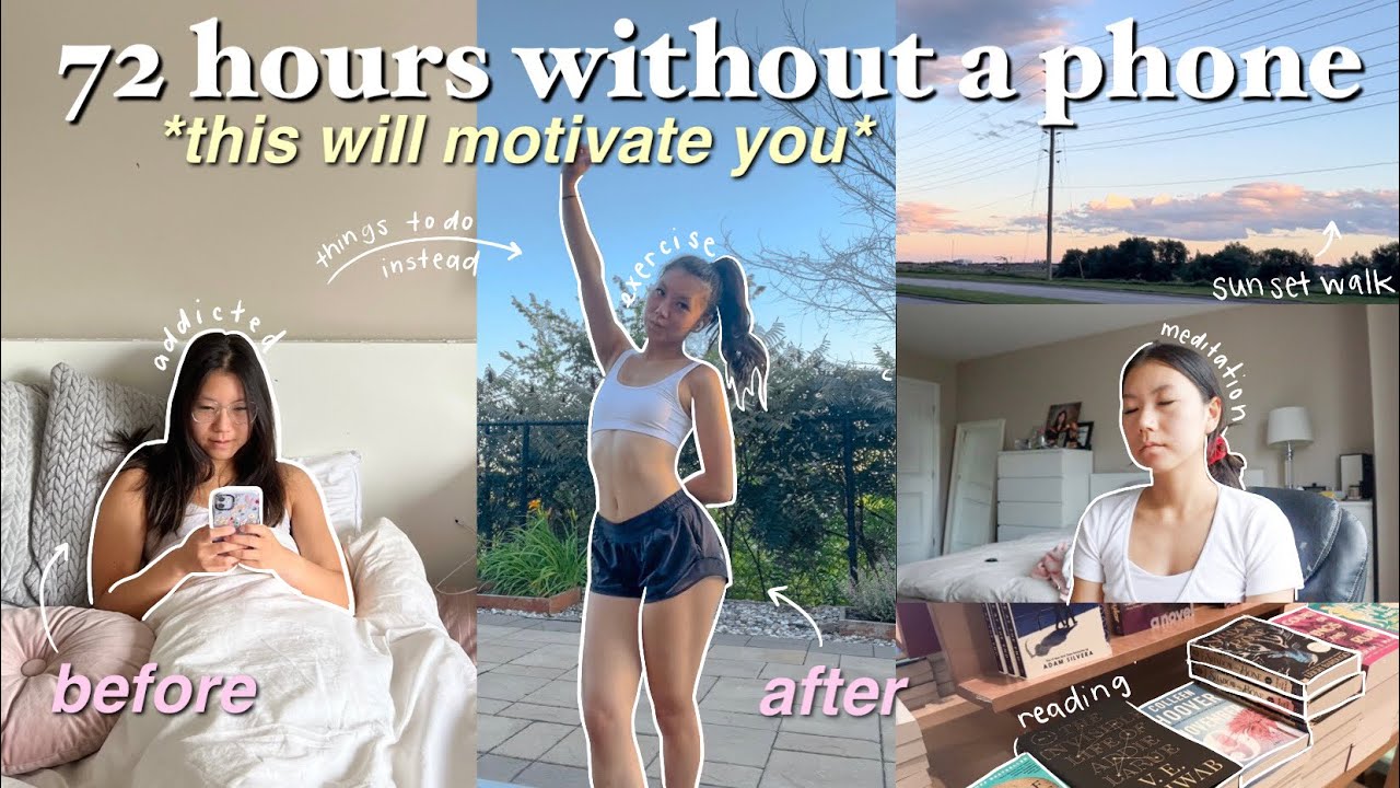 72 HOURS WITHOUT A PHONE (life changing) ♡ pov: breaking your phone addiction *with science*