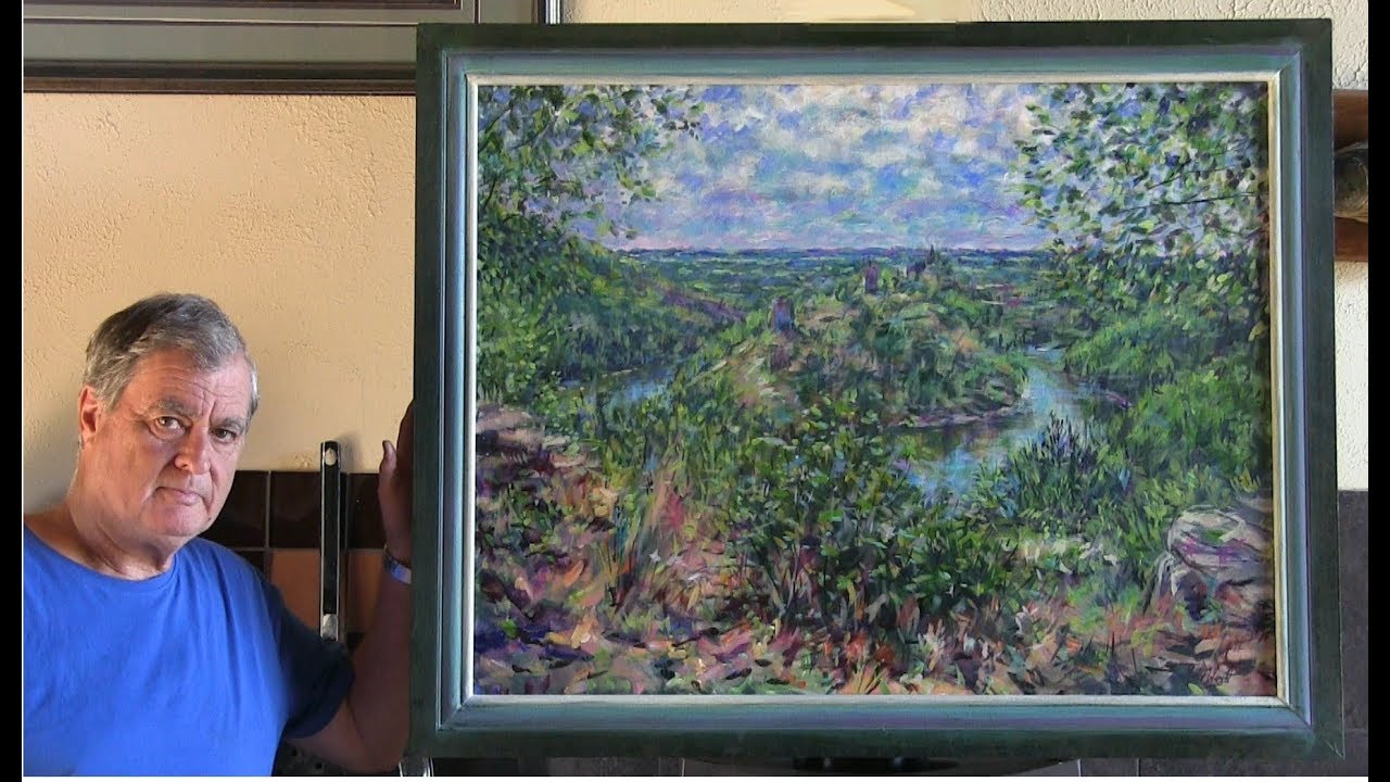 How to make an inexpensive frame for oils & acrylics