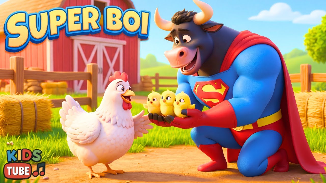 M&uacute;sica Infantil | O Super Boi da Cara Preta - Pintinhos Perdidos | Desenho Infantil