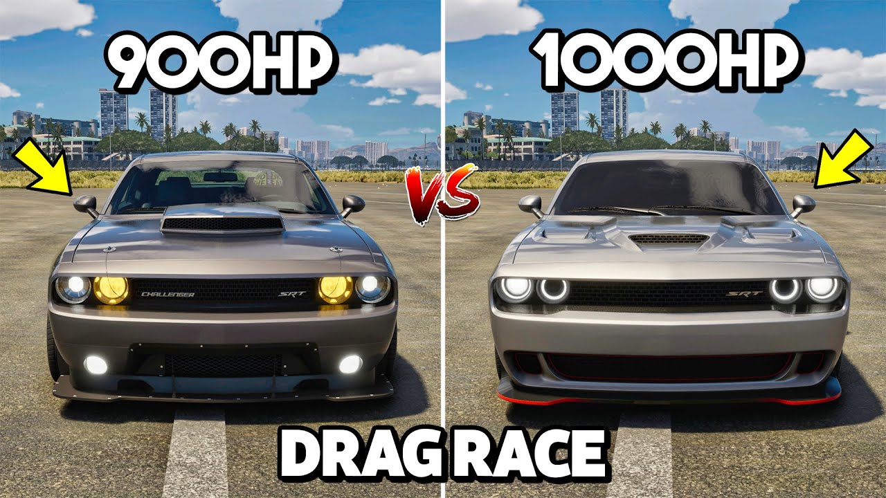 The Crew Motorfest - Dodge Challenger SRT-8 392 vs. Dodge Challenger SRT Hellcat (Which is best?)