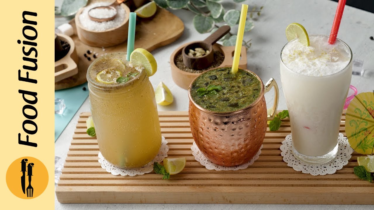 Restaurant Style Soda 3 ways Recipe By Food Fusion