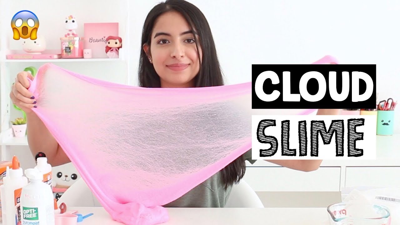 FIRST TIME MAKING CLOUD SLIME! My New FAVORITE Slime Recipe!