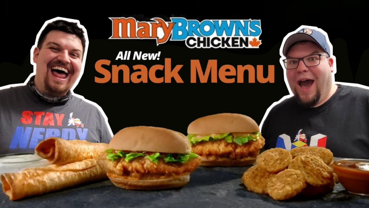 NEW Mary Brown's Snack Menu Review l Pickle Chips, Chicken Twist, Sidekick Sandwich! Crave Delicious