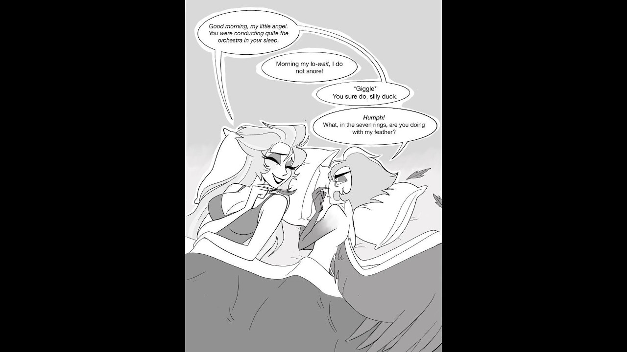 Loose Feathers | Hazbin Hotel Comic Dub | Lucifer and Lilith Comic