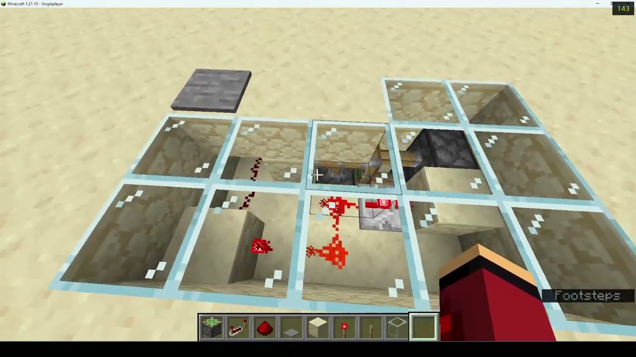 Comparing 1x1 flush piston door with a better design by me